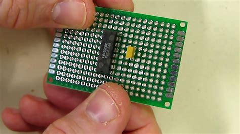 how to solder prototype board.